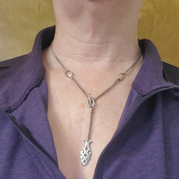 James Avery retired Lariat Ichthus chain and pendant - Picture 4 of 6